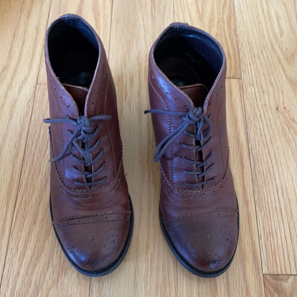 Aldo leather ankle boots